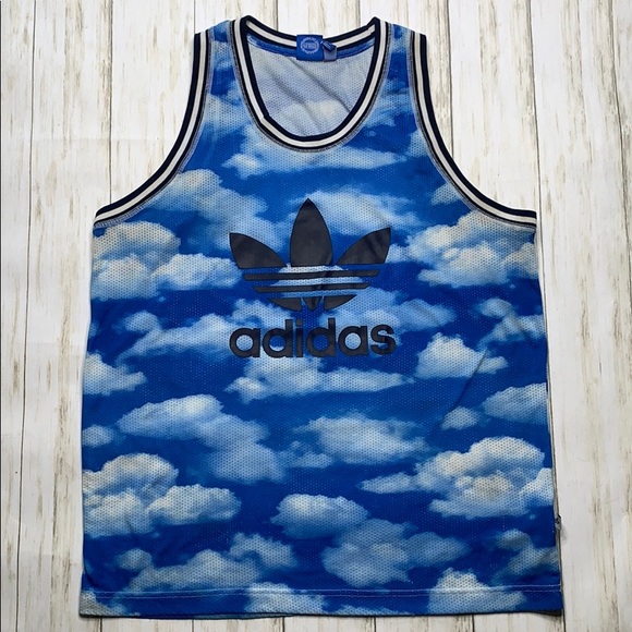 adidas Other - Adidas Blue Cloud Tank Jersey